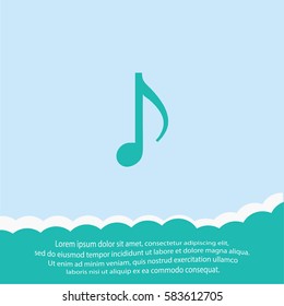 Note  icon. Vector design.