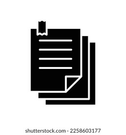 note icon vector design template in white background