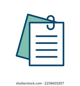 note icon vector design template in white background