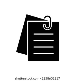 note icon vector design template in white background