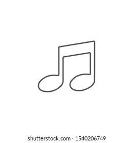 note icon. vector flat illustration