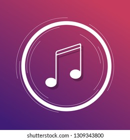 Note icon Vector illustration