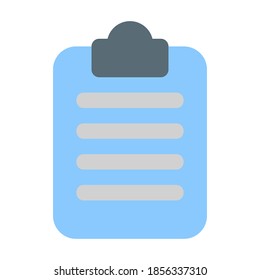 Note icon vector illustration in flat style for any projects, use for website mobile app presentation