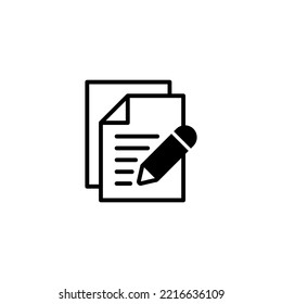 Note icon vector illustration. notepad sign and symbol