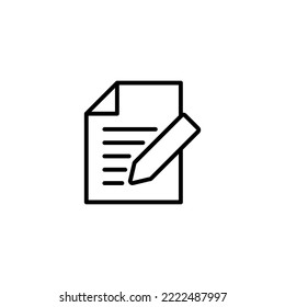 Note icon vector illustration. notepad sign and symbol