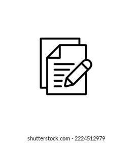 Note icon vector illustration. notepad sign and symbol