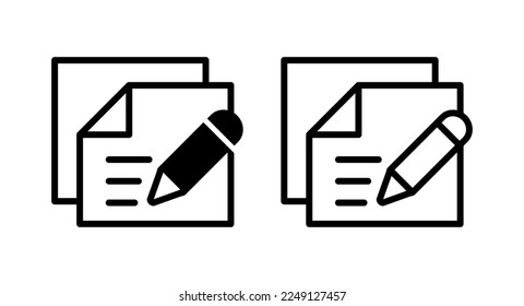 Note icon vector illustration. notepad sign and symbol