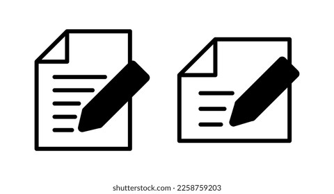 Note icon vector illustration. notepad sign and symbol