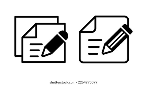 Note icon vector illustration. notepad sign and symbol