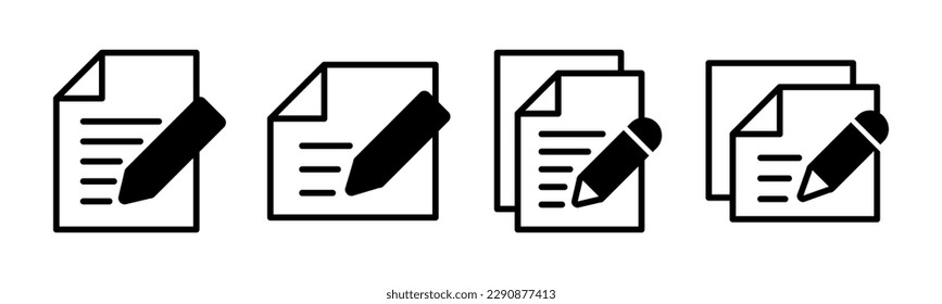 Note icon vector illustration. notepad sign and symbol