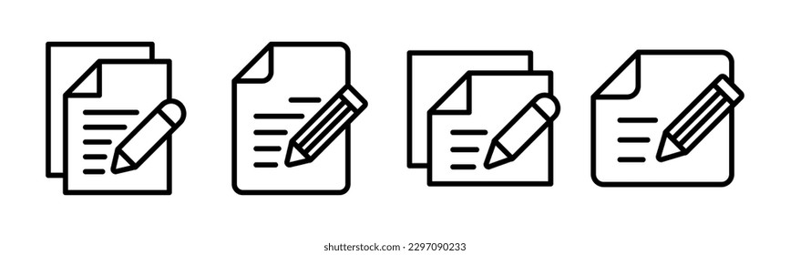 Note icon vector illustration. notepad sign and symbol
