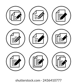 Note icon vector illustration. notepad sign and symbol