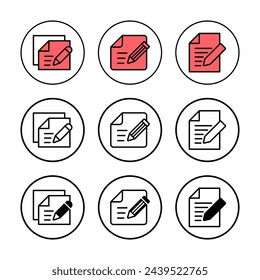 Note icon vector illustration. notepad sign and symbol