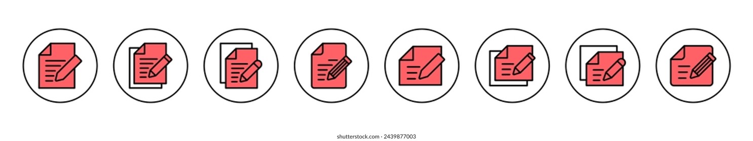 Note icon vector illustration. notepad sign and symbol