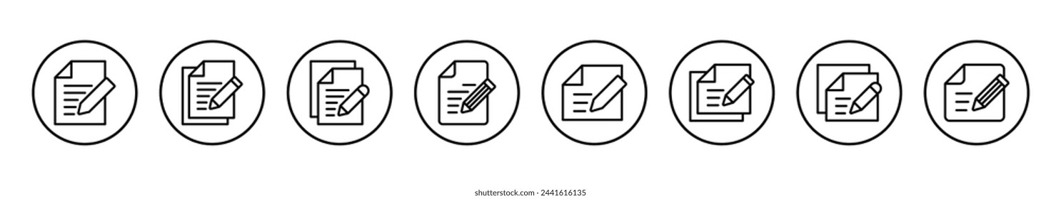 Note icon vector illustration. notepad sign and symbol