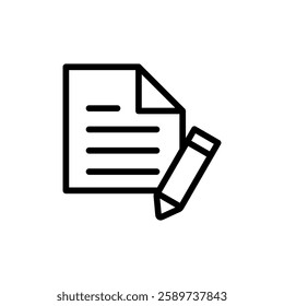 Note icon vector illustration. notepad sign and symbol