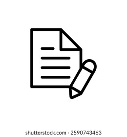 Note icon vector illustration. notepad sign and symbol