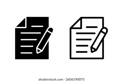 Note icon vector illustration. notepad sign and symbol