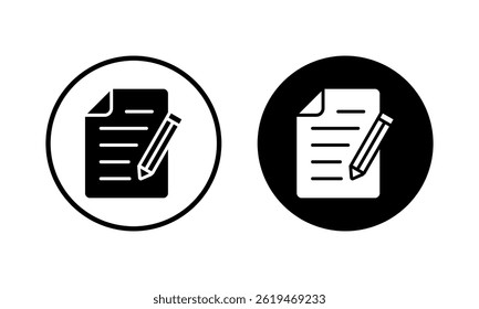 Note icon vector illustration. notepad sign and symbol