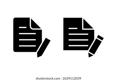 Note icon vector illustration. notepad sign and symbol