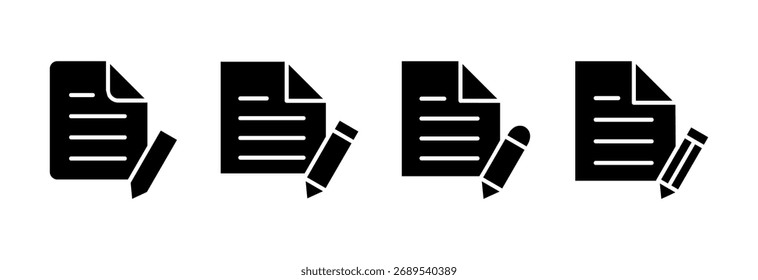 Note icon vector illustration. notepad sign and symbol
