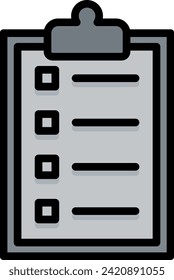 Note icon. Vector isolated elements. Document vector icon isolated vector graphic. Paper message or document page present linear design. Vector flat design for poster, card, wallpaper, poster, banner.