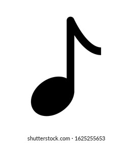 note icon. Vector Music note. Vector icon on white background