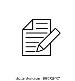 Note Icon Vector. Notepad Icon Vector