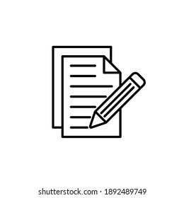 Note Icon Vector. Notepad Icon Vector