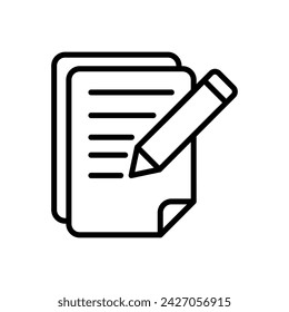 Note icon vector. notepad icon vector