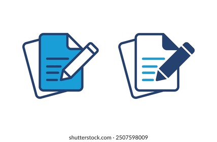 Note icon vector. notepad icon vector