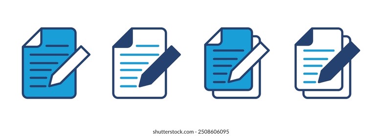 Note icon vector. notepad icon vector