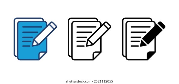 Note icon vector. notepad icon vector