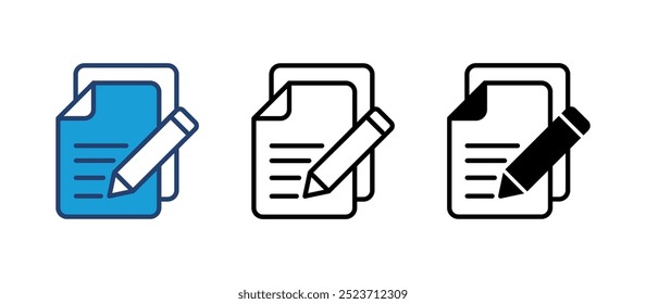 Note icon vector. notepad icon vector