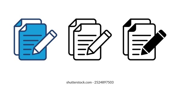 Note icon vector. notepad icon vector