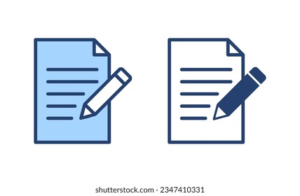 Note icon vector. notepad sign and symbol