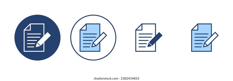 Note icon vector. notepad sign and symbol