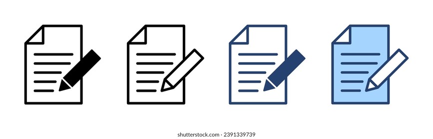 Note icon vector. notepad sign and symbol