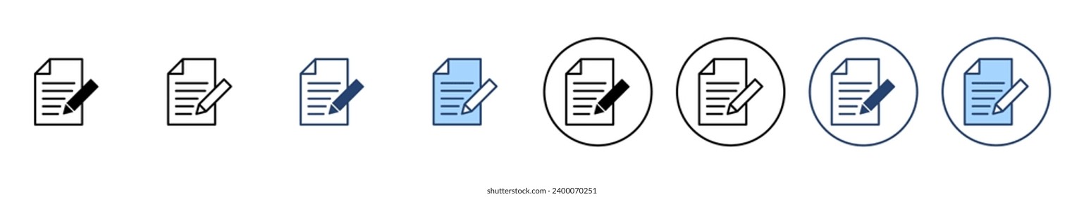 Note icon vector. notepad sign and symbol