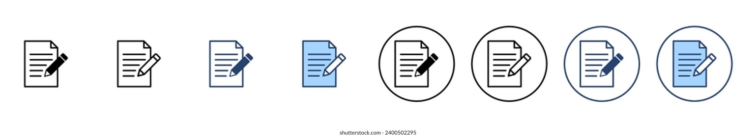 Note icon vector. notepad sign and symbol