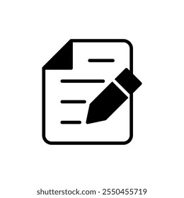 Note icon vector. notepad sign and symbol