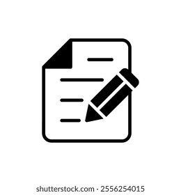 Note icon vector. notepad sign and symbol