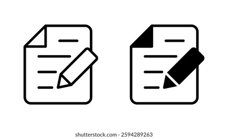 Note icon vector. notepad sign and symbol