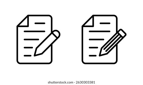 Note icon vector. notepad sign and symbol