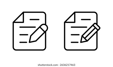 Note icon vector. notepad sign and symbol