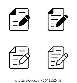 Note icon vector. notepad sign and symbol