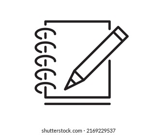 Note icon vector sign. Paper message or document page. Notice doc sheet.