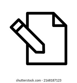 Note Icon Vector Symbol Design Illustration