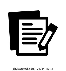 Note Icon Vector Symbol Design Illustration