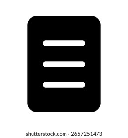Ilustración de diseño de símbolo de Vector de icono de nota